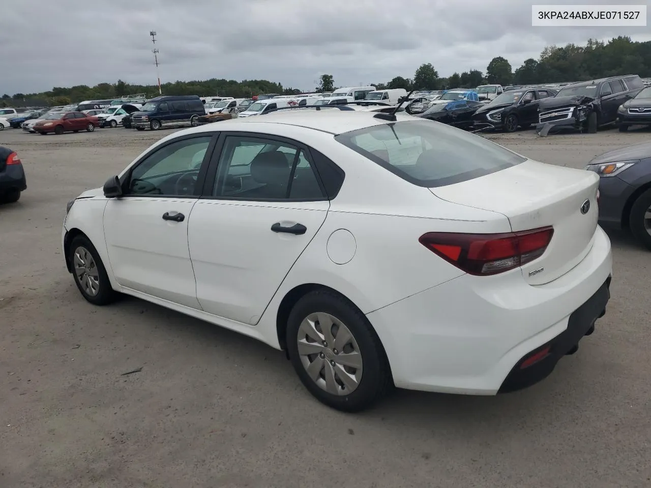 2018 Kia Rio Lx VIN: 3KPA24ABXJE071527 Lot: 71826744