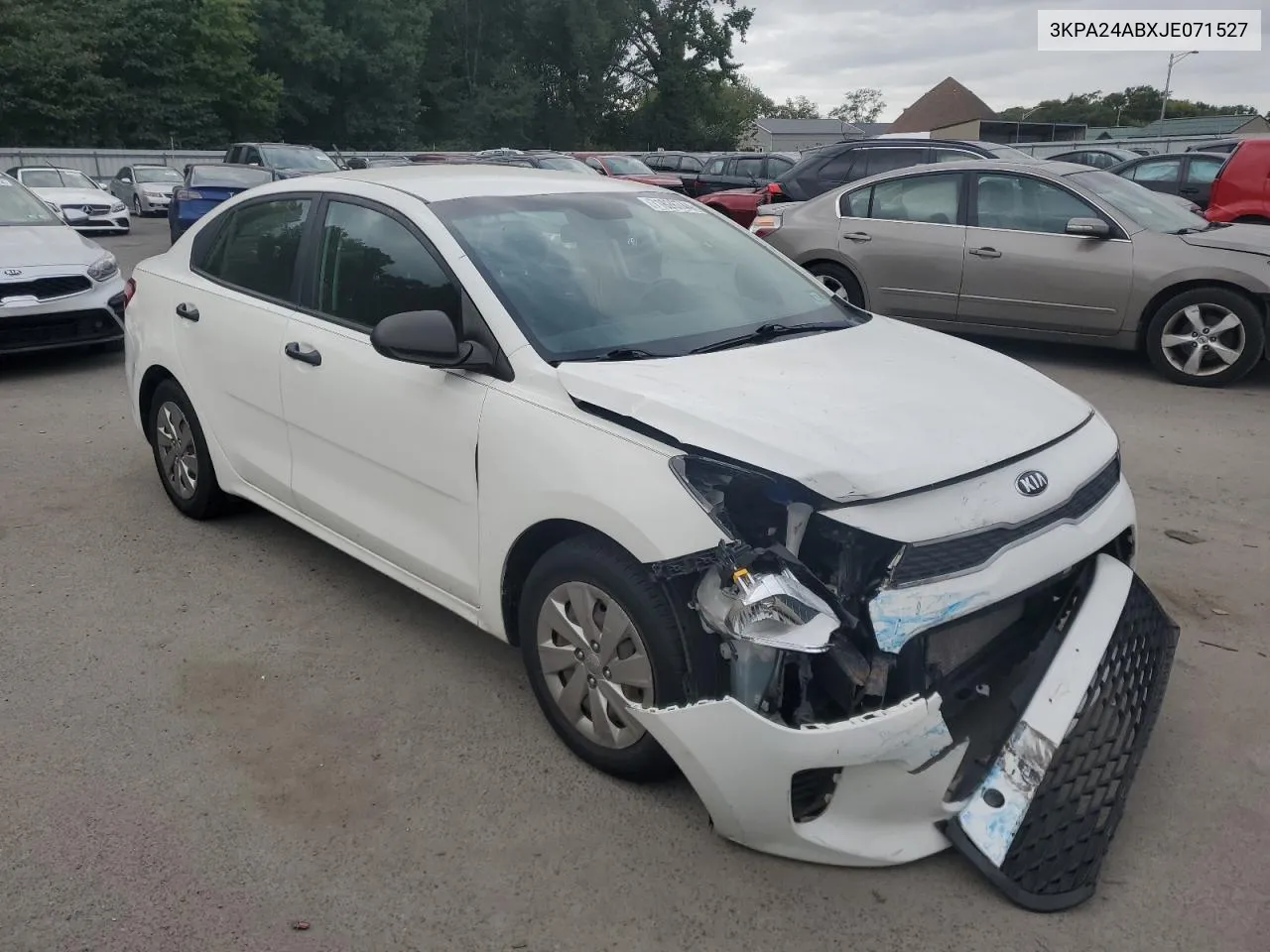 2018 Kia Rio Lx VIN: 3KPA24ABXJE071527 Lot: 71826744