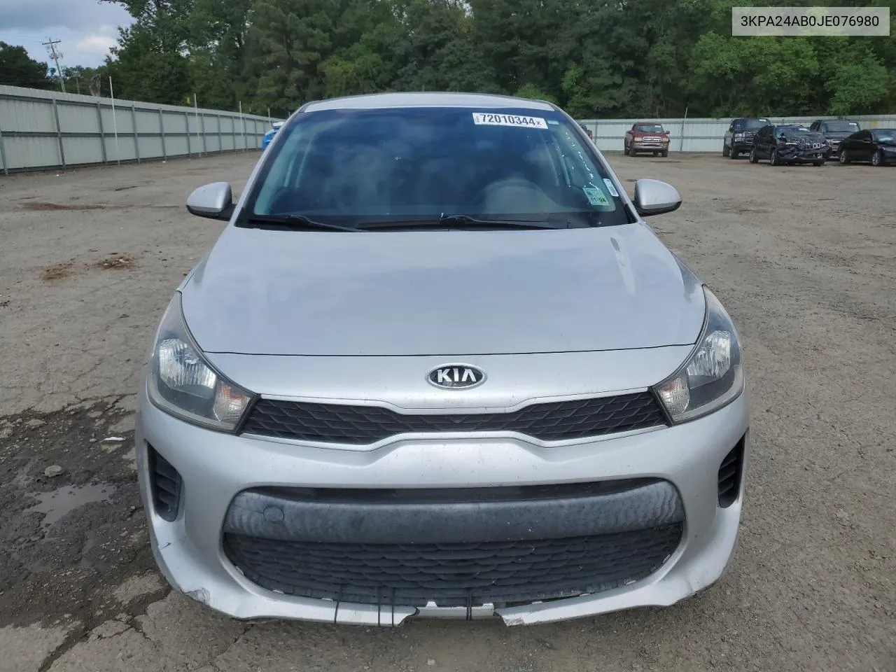 3KPA24AB0JE076980 2018 Kia Rio Lx