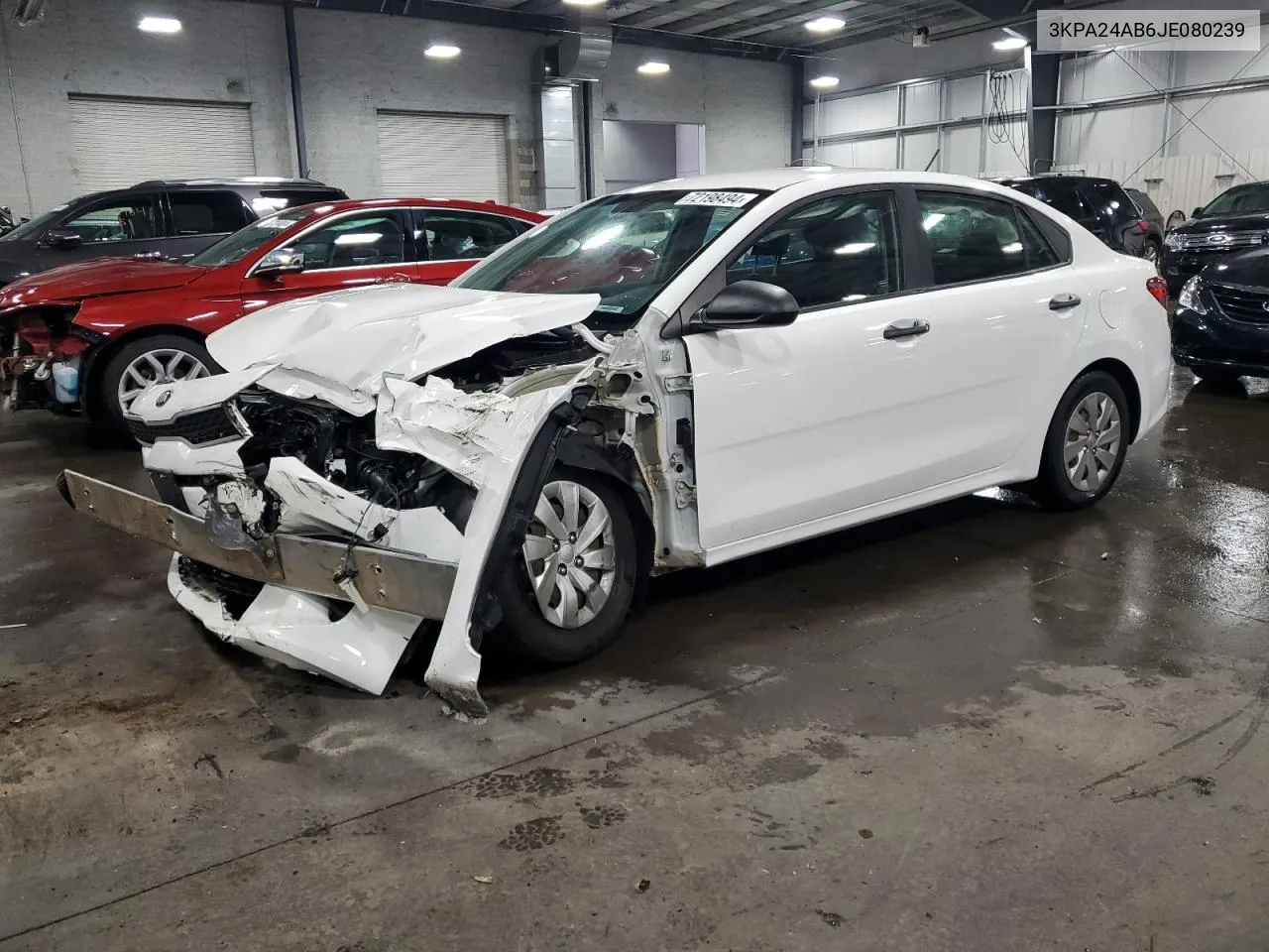 2018 Kia Rio Lx VIN: 3KPA24AB6JE080239 Lot: 72198494