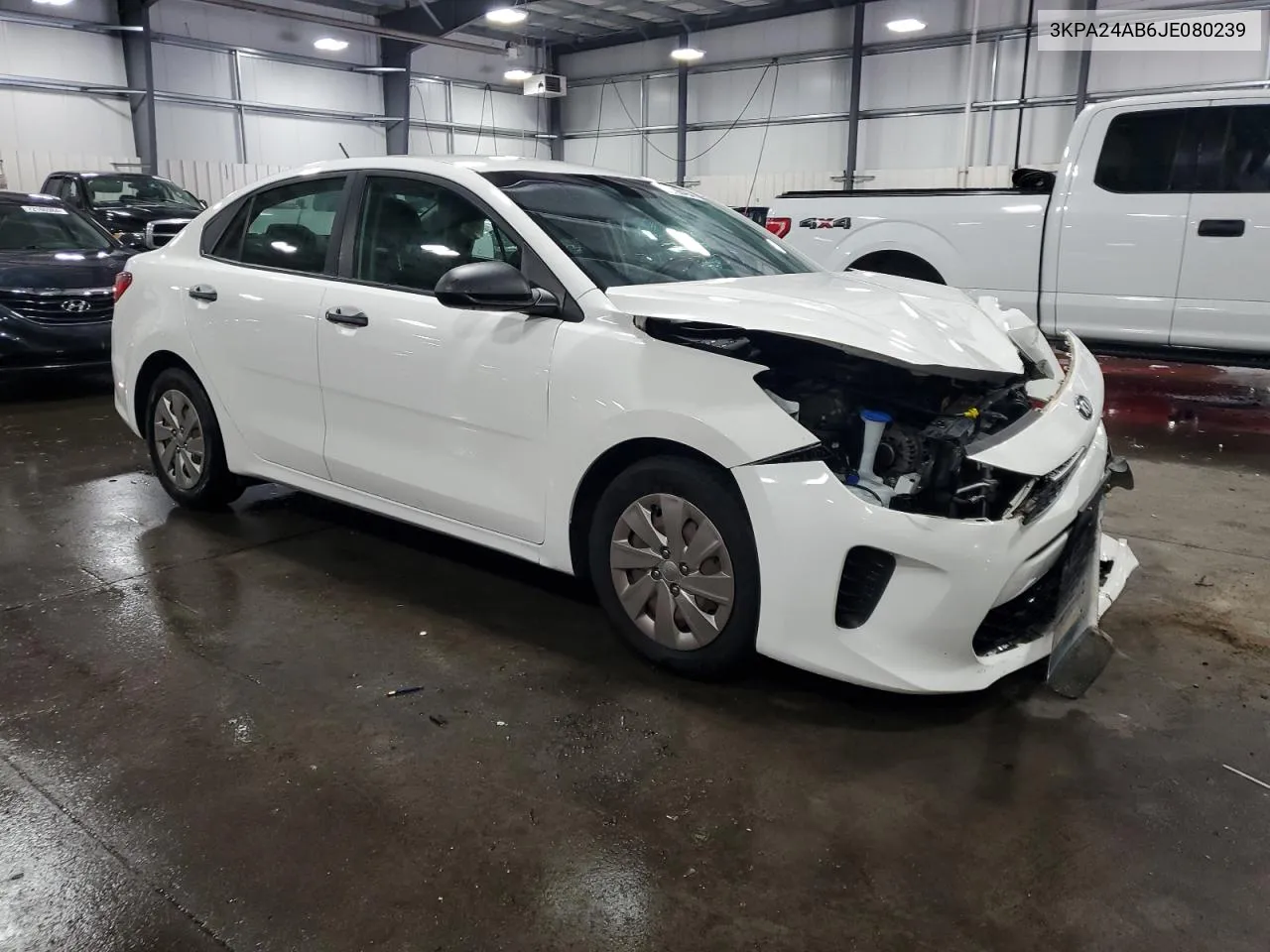 2018 Kia Rio Lx VIN: 3KPA24AB6JE080239 Lot: 72198494