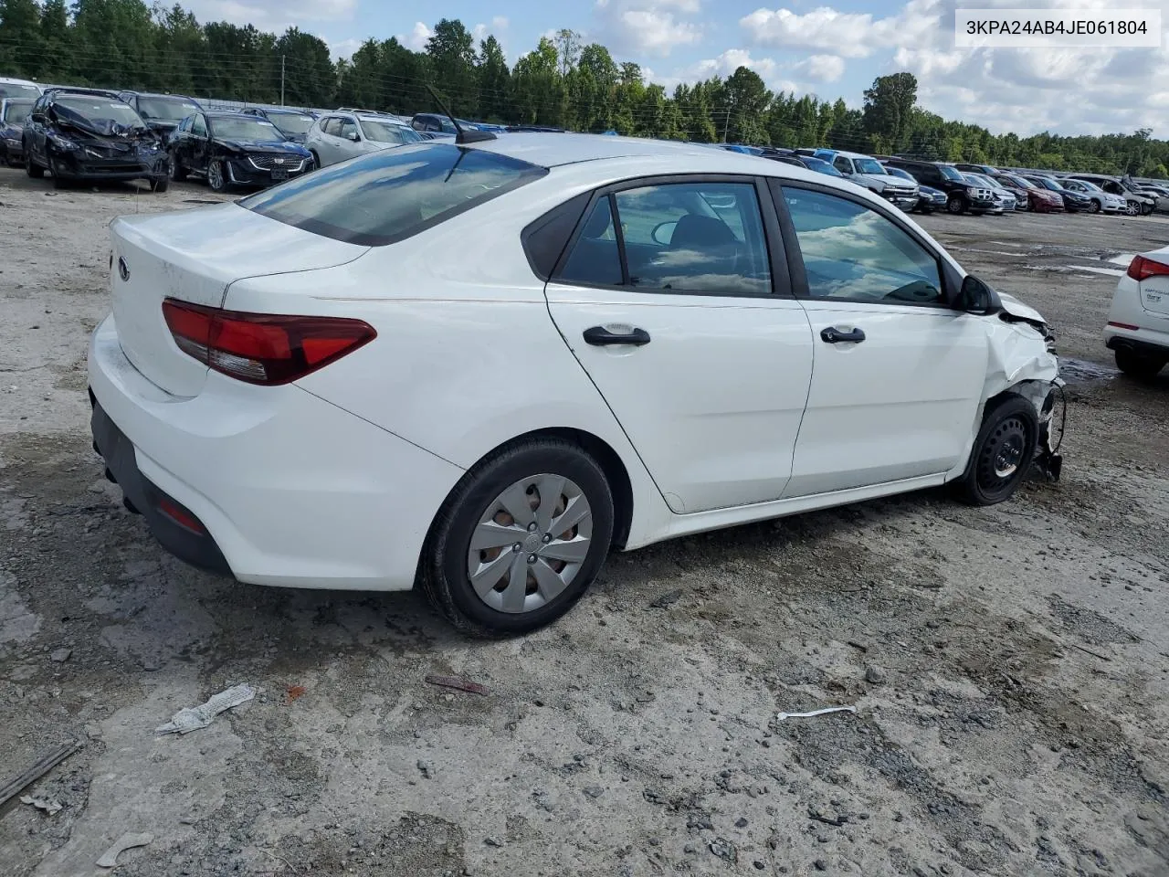 2018 Kia Rio Lx VIN: 3KPA24AB4JE061804 Lot: 72533424