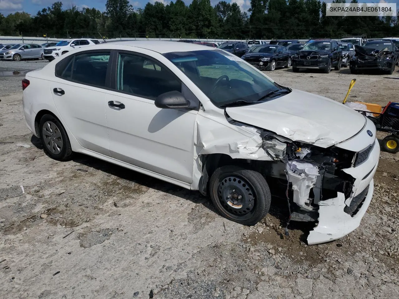 2018 Kia Rio Lx VIN: 3KPA24AB4JE061804 Lot: 72533424