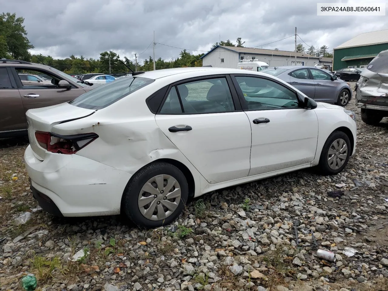 2018 Kia Rio Lx VIN: 3KPA24AB8JE060641 Lot: 72744854