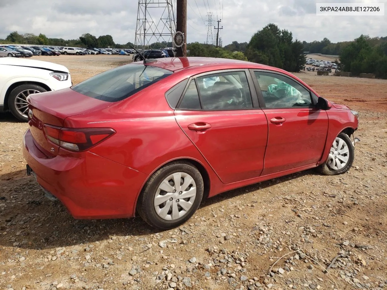 2018 Kia Rio Lx VIN: 3KPA24AB8JE127206 Lot: 72803144