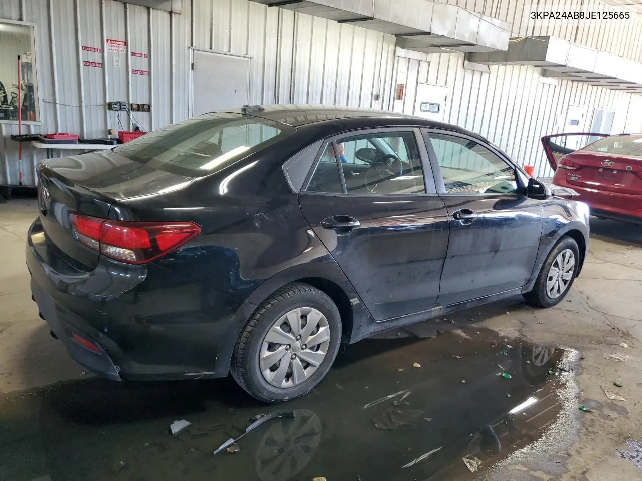 2018 Kia Rio Lx VIN: 3KPA24AB8JE125665 Lot: 74596344