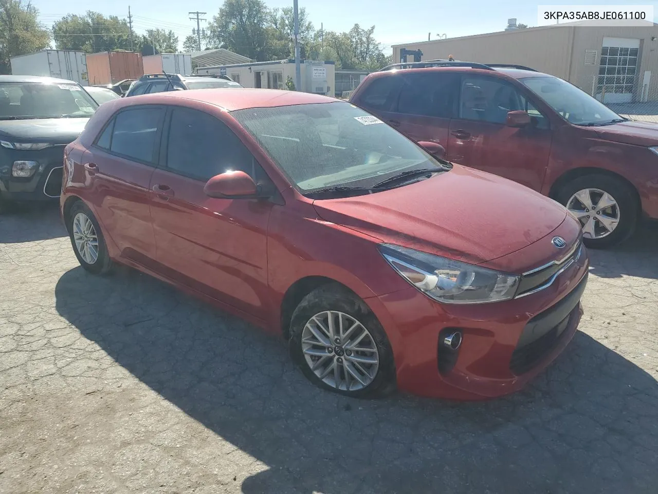 2018 Kia Rio Ex VIN: 3KPA35AB8JE061100 Lot: 74723344