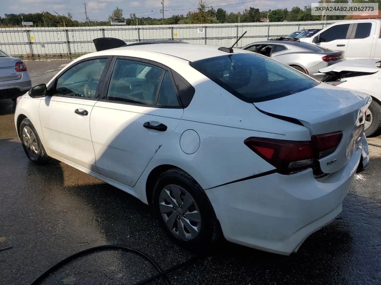 2018 Kia Rio Lx VIN: 3KPA24AB2JE062773 Lot: 74847944