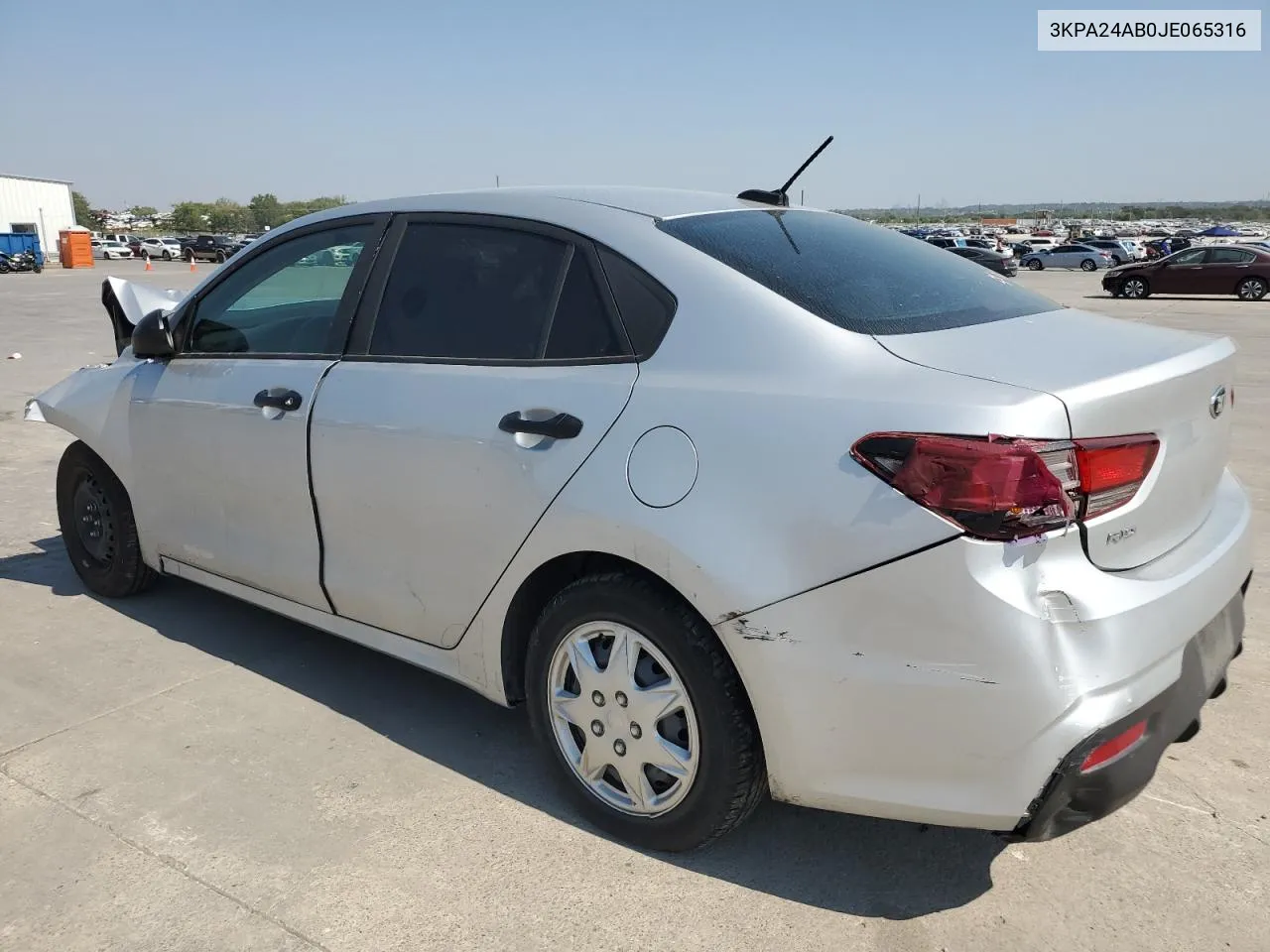 2018 Kia Rio Lx VIN: 3KPA24AB0JE065316 Lot: 74929564