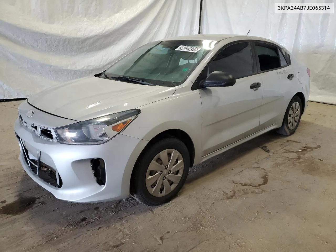 2018 Kia Rio Lx VIN: 3KPA24AB7JE065314 Lot: 75032494