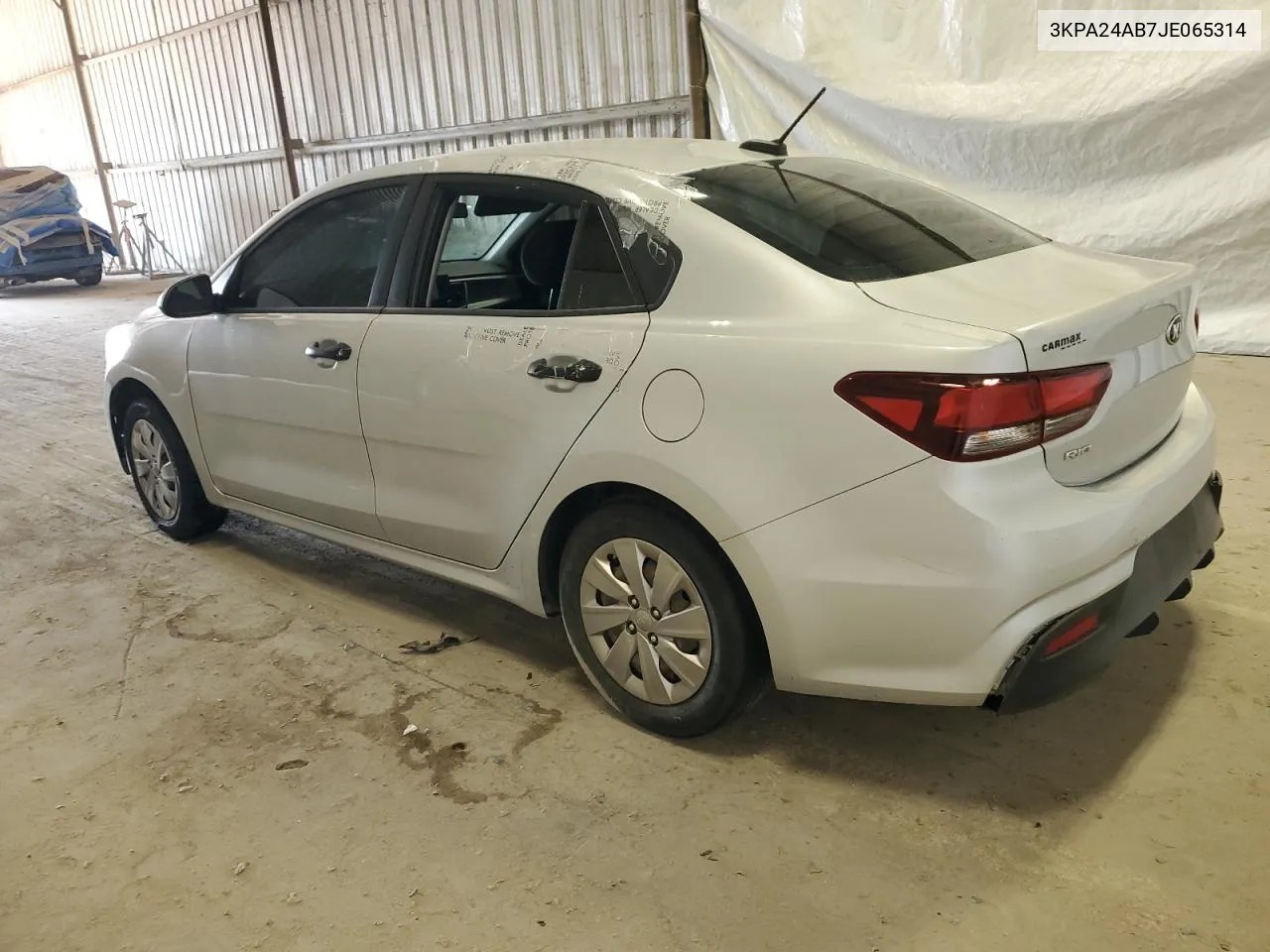 2018 Kia Rio Lx VIN: 3KPA24AB7JE065314 Lot: 75032494