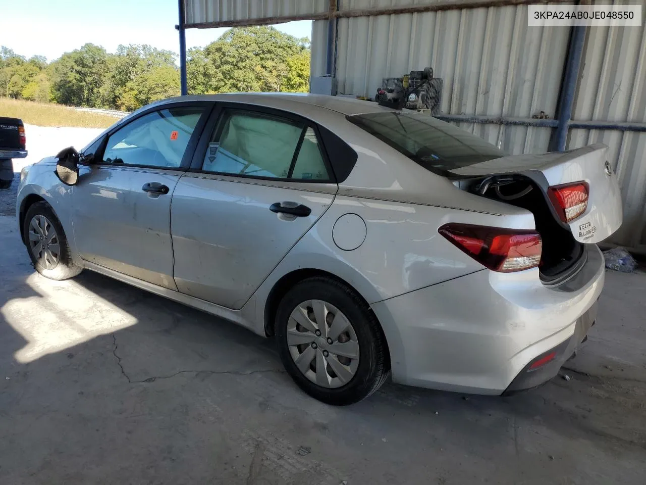 2018 Kia Rio Lx VIN: 3KPA24AB0JE048550 Lot: 76096174