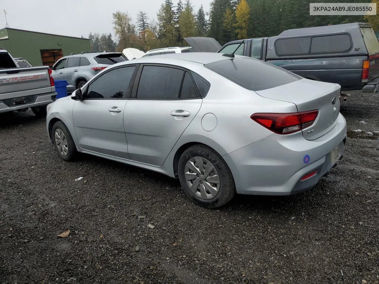 2018 Kia Rio Lx VIN: 3KPA24AB9JE085550 Lot: 76200574