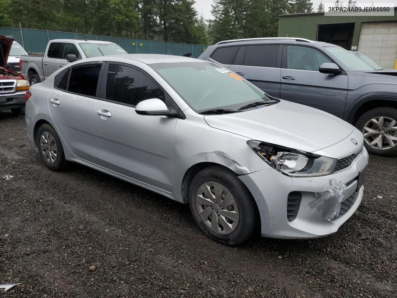 2018 Kia Rio Lx VIN: 3KPA24AB9JE085550 Lot: 76200574