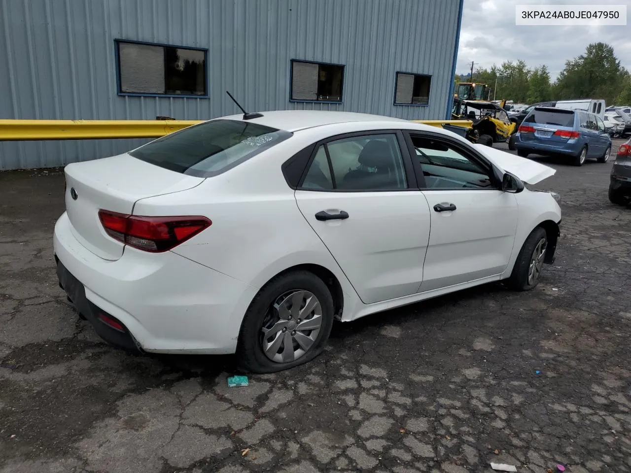 2018 Kia Rio Lx VIN: 3KPA24AB0JE047950 Lot: 76355144