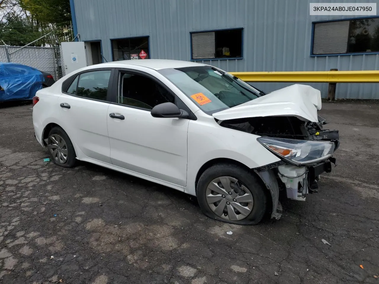 2018 Kia Rio Lx VIN: 3KPA24AB0JE047950 Lot: 76355144