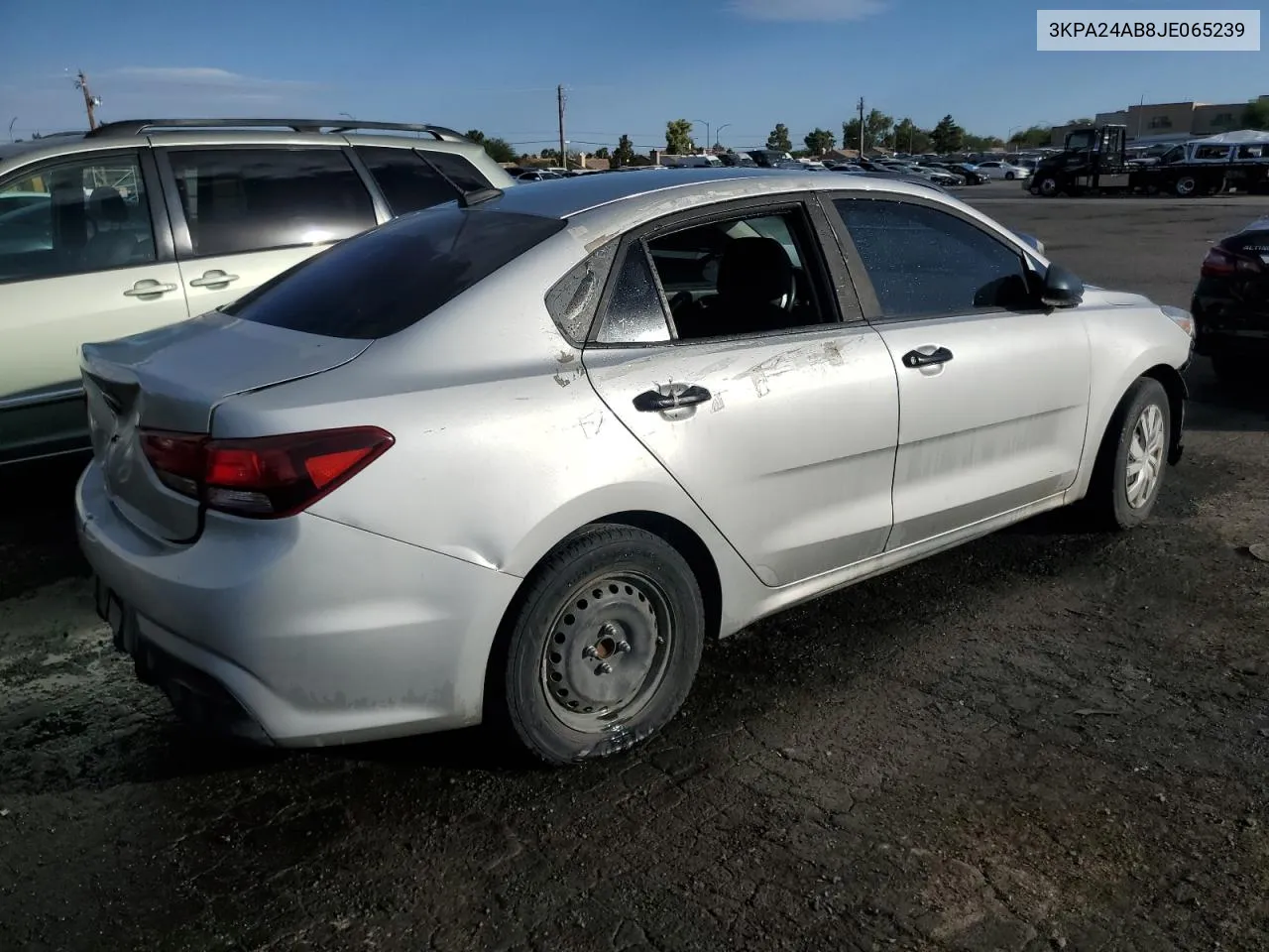 2018 Kia Rio Lx VIN: 3KPA24AB8JE065239 Lot: 76419544