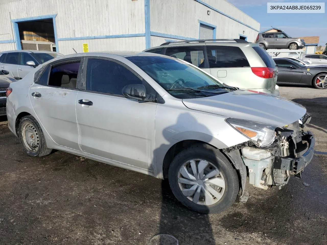 2018 Kia Rio Lx VIN: 3KPA24AB8JE065239 Lot: 76419544