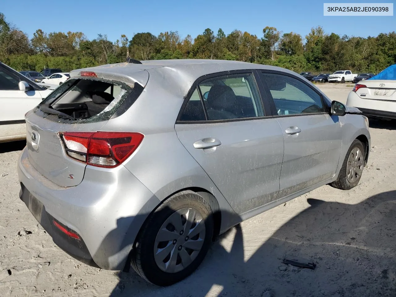 2018 Kia Rio Lx VIN: 3KPA25AB2JE090398 Lot: 76509504