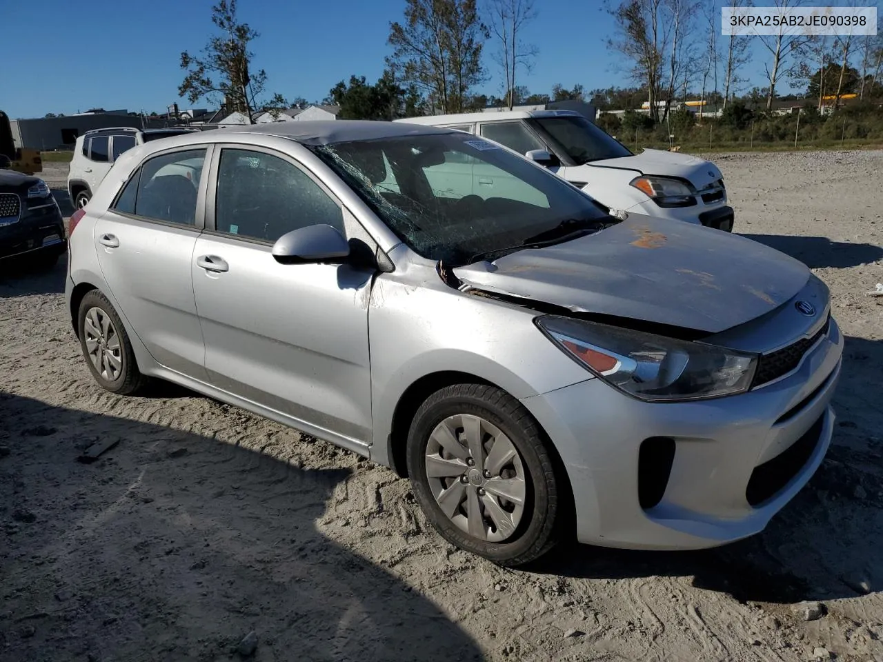 2018 Kia Rio Lx VIN: 3KPA25AB2JE090398 Lot: 76509504