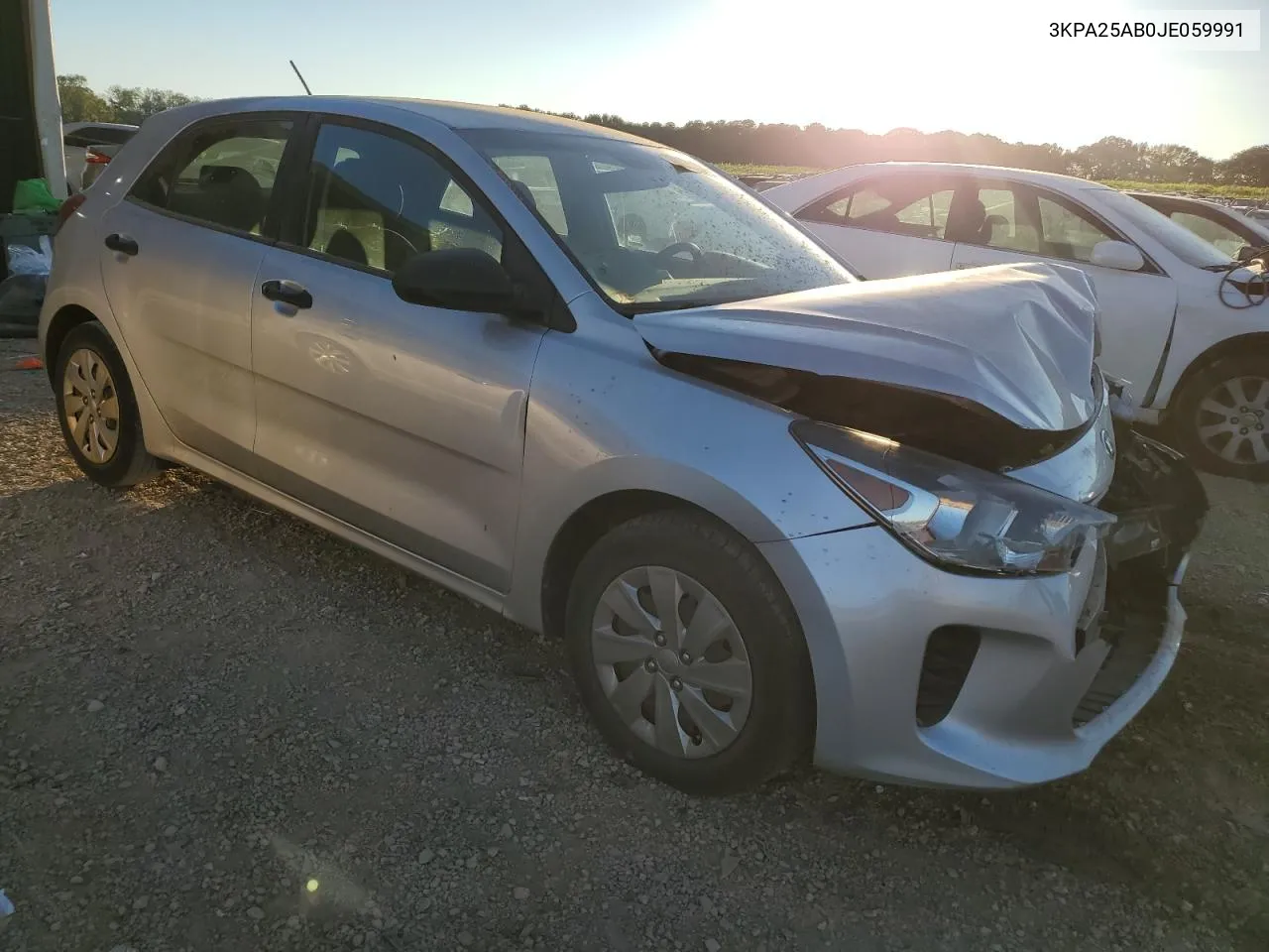 2018 Kia Rio Lx VIN: 3KPA25AB0JE059991 Lot: 76620204