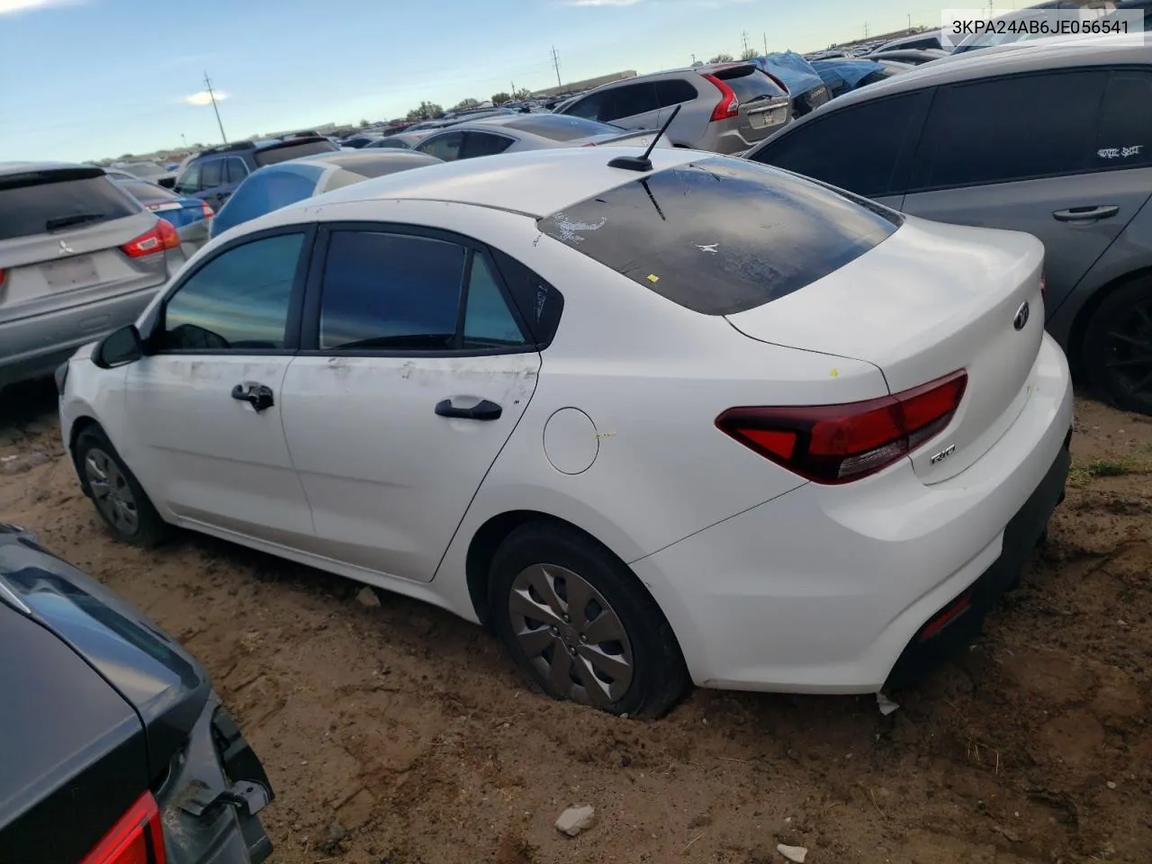 2018 Kia Rio Lx VIN: 3KPA24AB6JE056541 Lot: 77172254