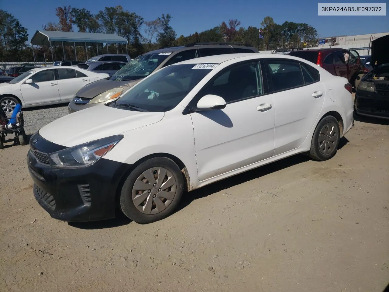 2018 Kia Rio Lx VIN: 3KPA24AB5JE097372 Lot: 77210444