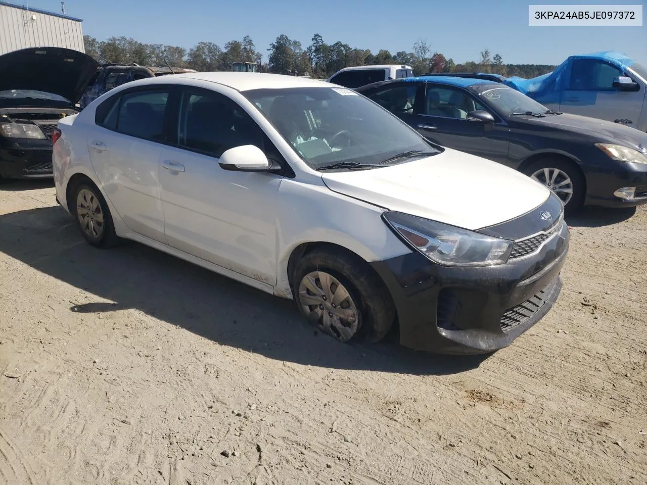 2018 Kia Rio Lx VIN: 3KPA24AB5JE097372 Lot: 77210444