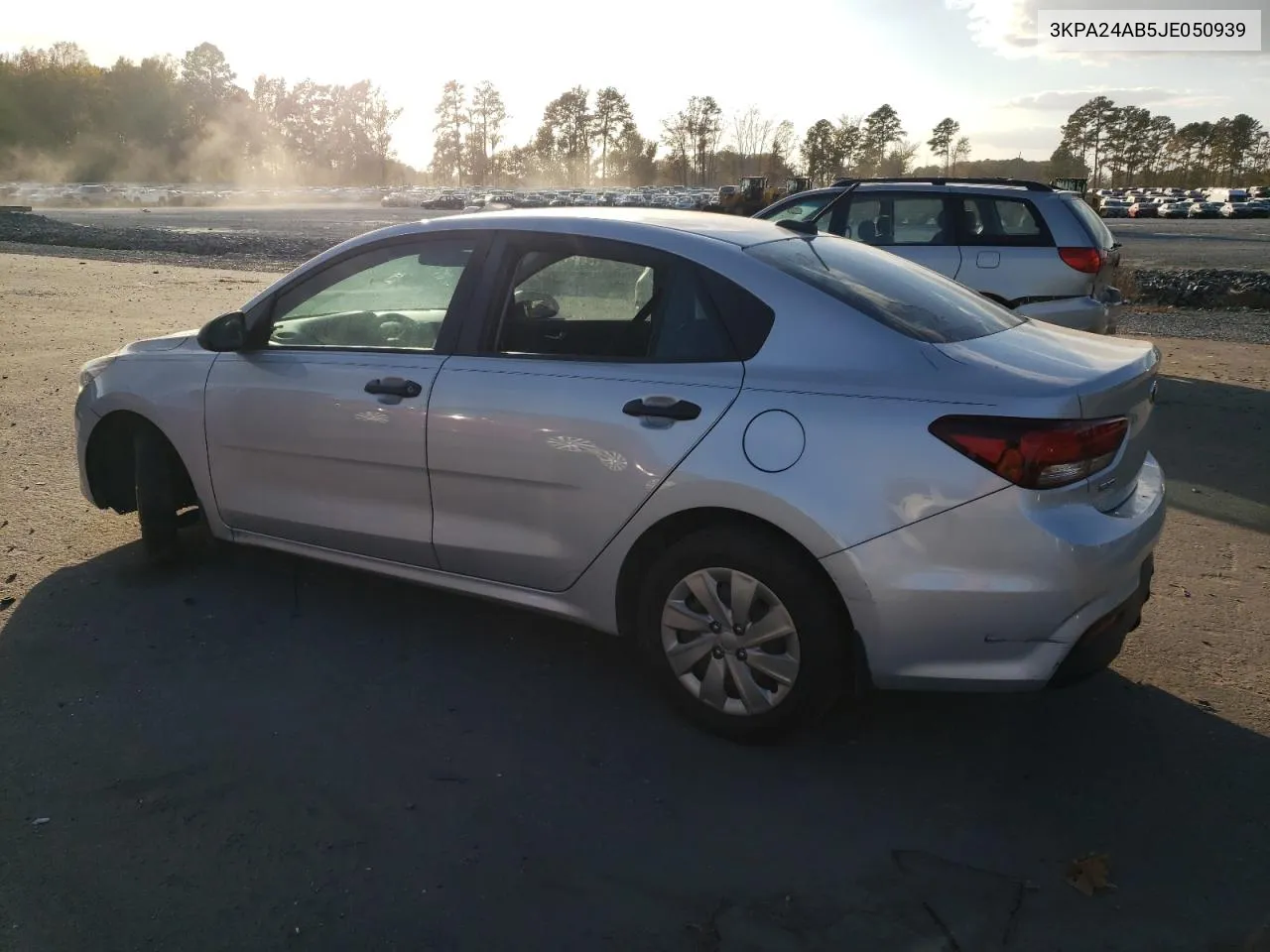 2018 Kia Rio Lx VIN: 3KPA24AB5JE050939 Lot: 77997184