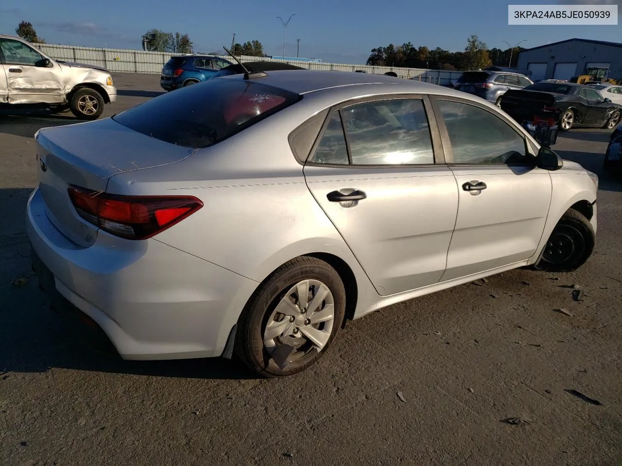 2018 Kia Rio Lx VIN: 3KPA24AB5JE050939 Lot: 77997184