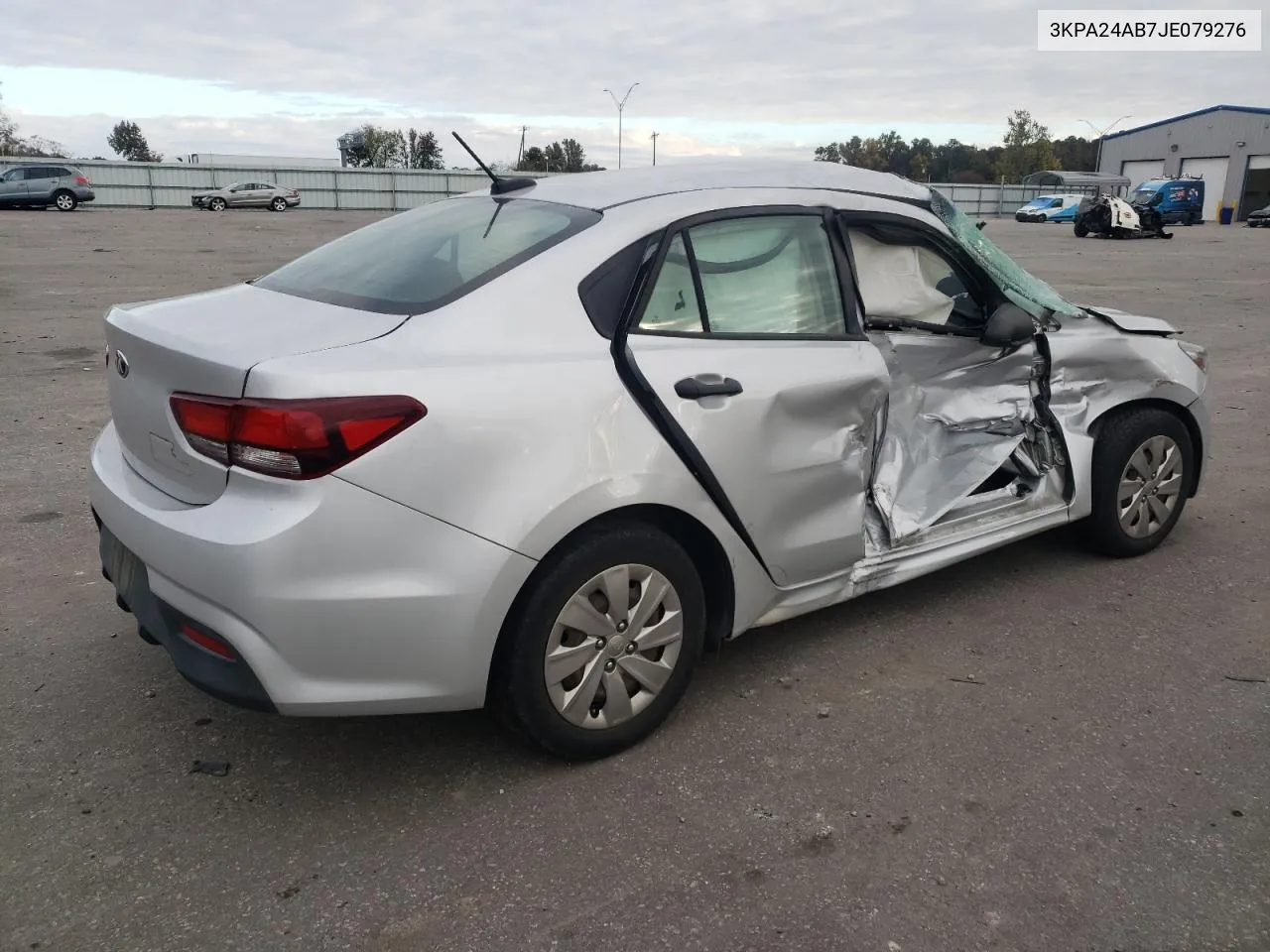 2018 Kia Rio Lx VIN: 3KPA24AB7JE079276 Lot: 78375214