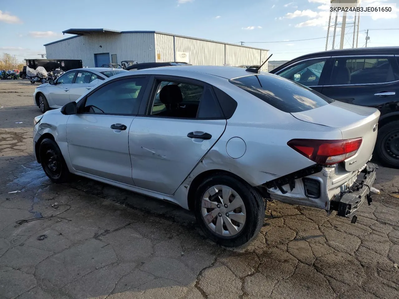 2018 Kia Rio Lx VIN: 3KPA24AB3JE061650 Lot: 78925804