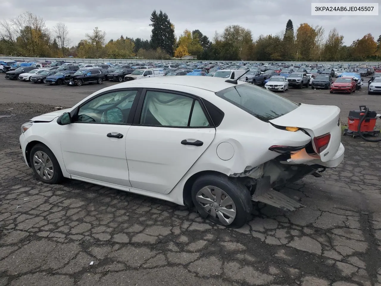 2018 Kia Rio Lx VIN: 3KPA24AB6JE045507 Lot: 79137054