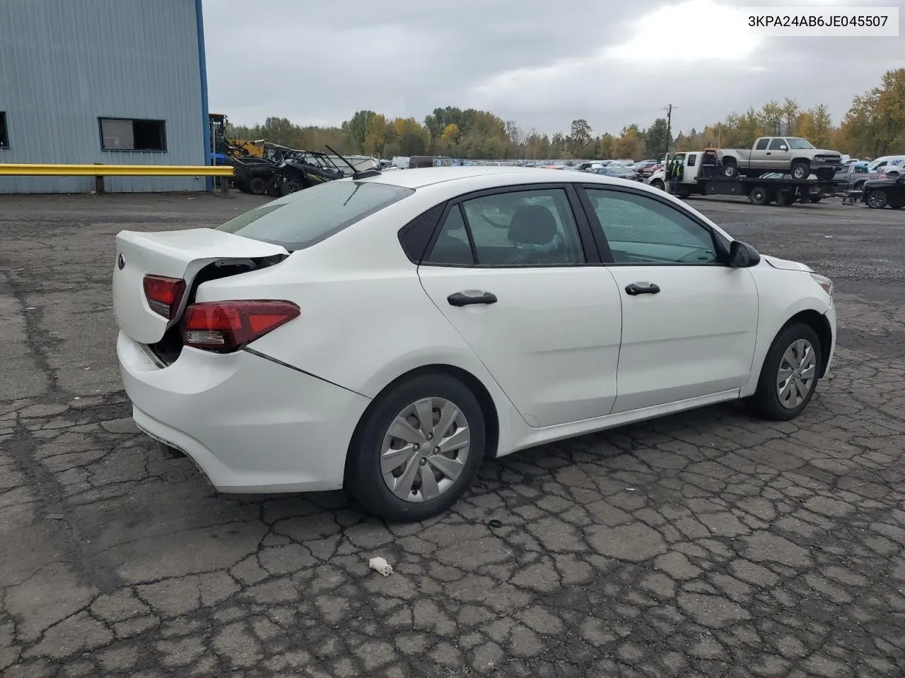 2018 Kia Rio Lx VIN: 3KPA24AB6JE045507 Lot: 79137054