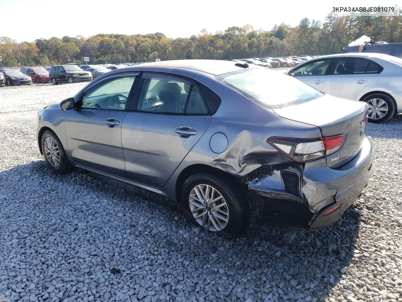 2018 Kia Rio Ex VIN: 3KPA34AB8JE081079 Lot: 80345214