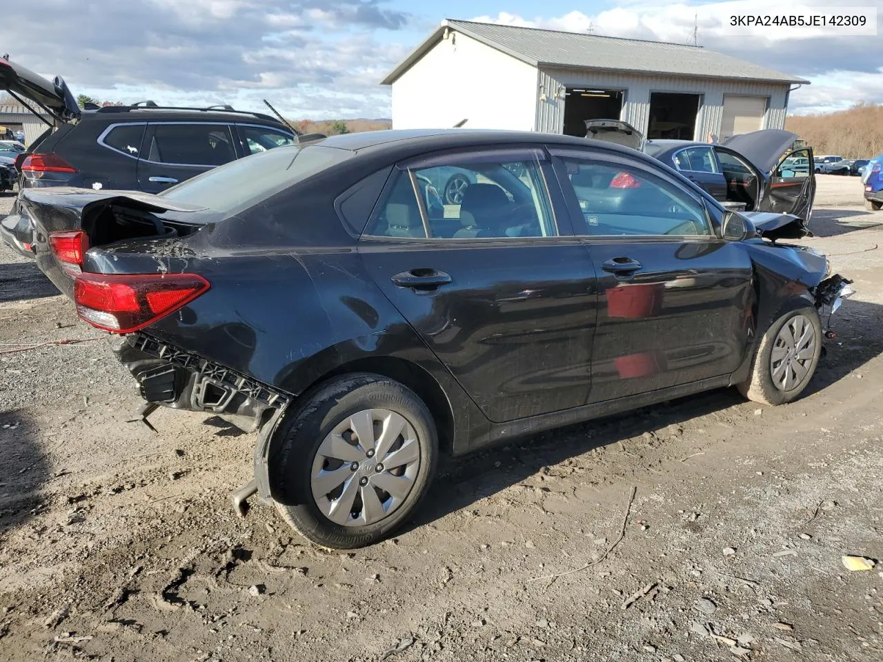 2018 Kia Rio Lx VIN: 3KPA24AB5JE142309 Lot: 80748684