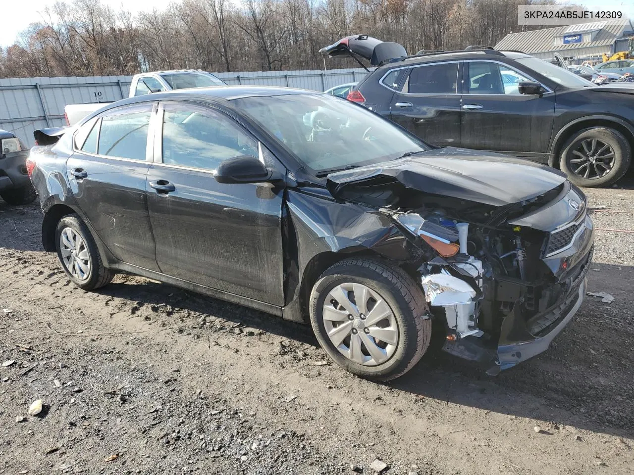 2018 Kia Rio Lx VIN: 3KPA24AB5JE142309 Lot: 80748684