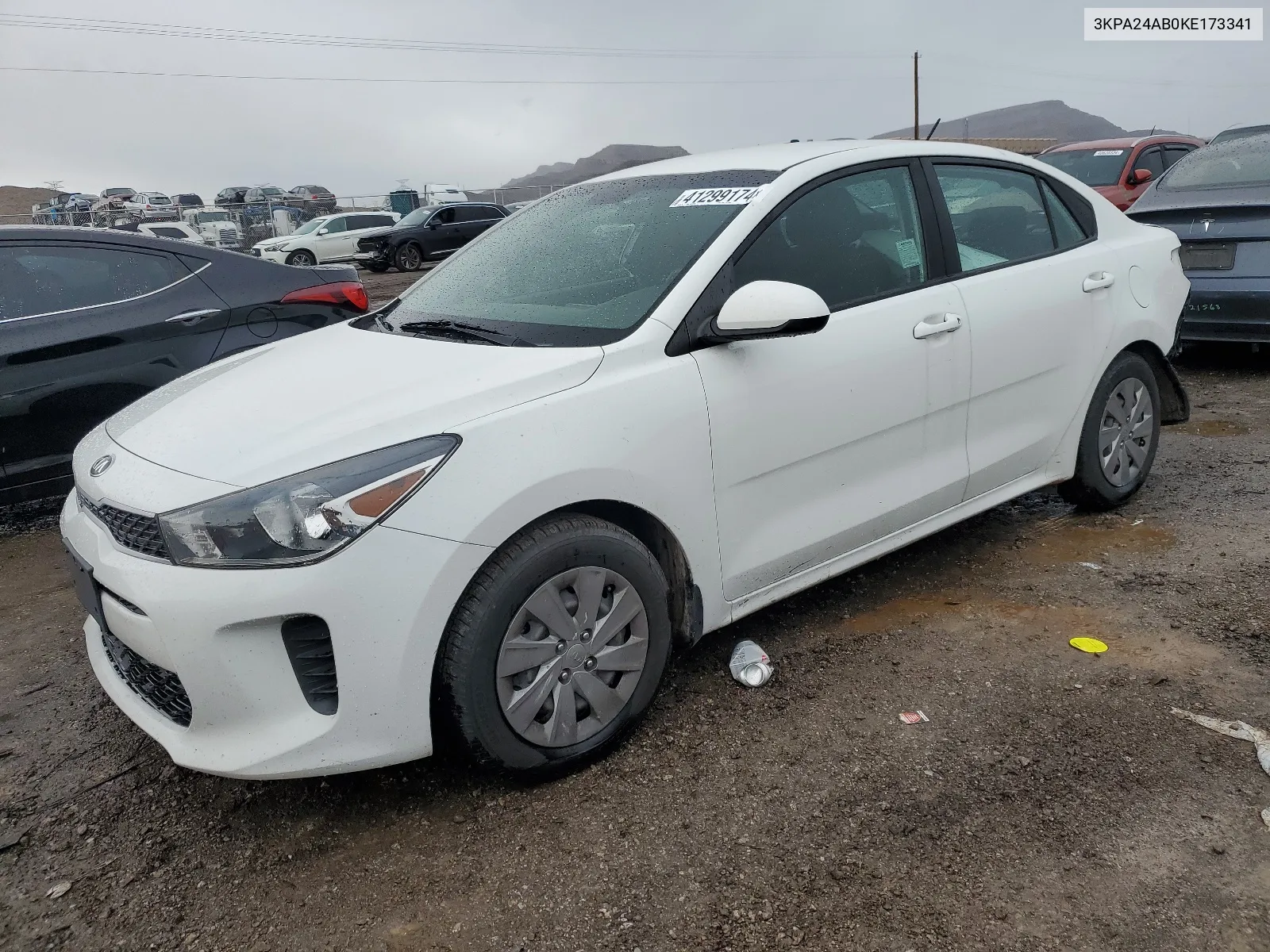 2019 Kia Rio S VIN: 3KPA24AB0KE173341 Lot: 41299174