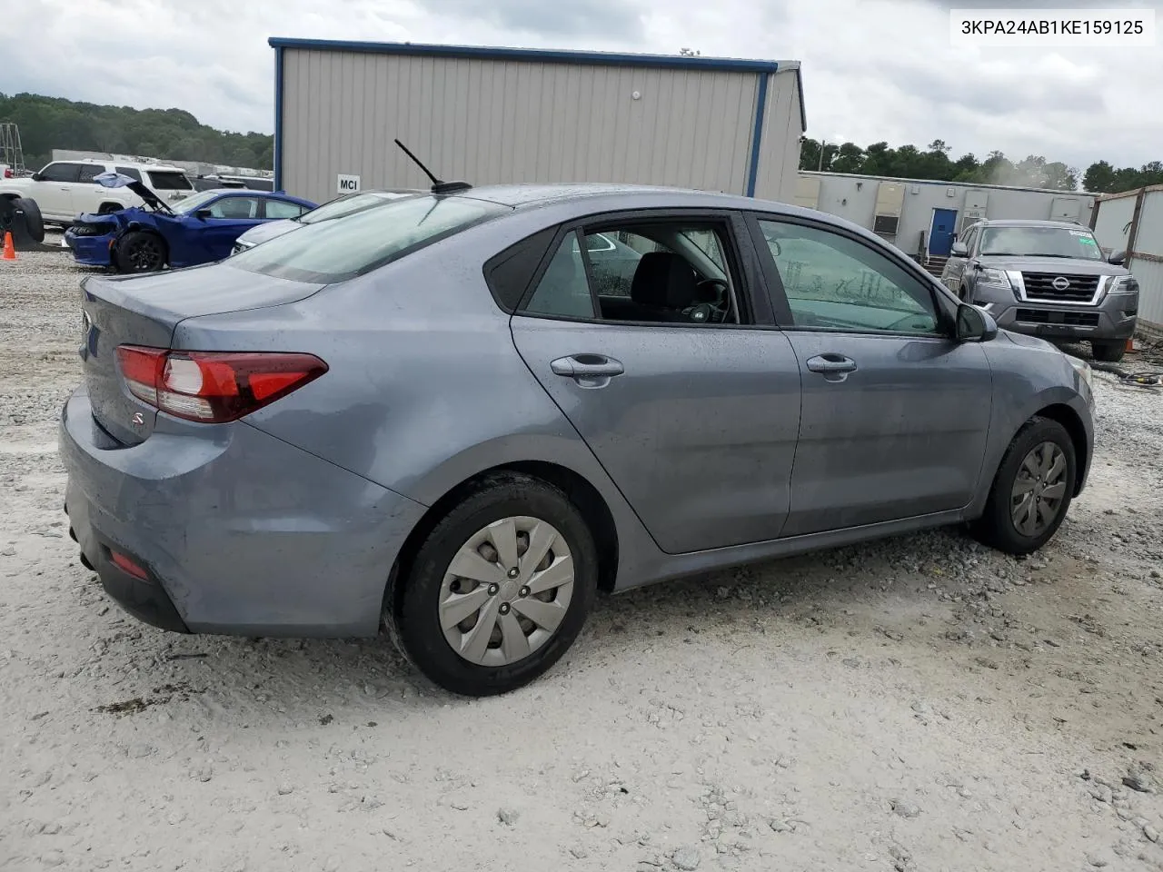 3KPA24AB1KE159125 2019 Kia Rio S