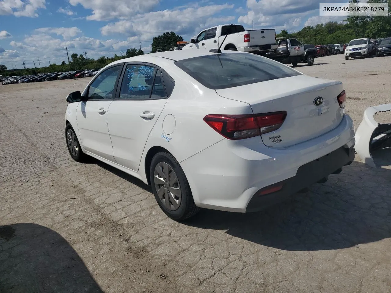 2019 Kia Rio S VIN: 3KPA24AB4KE218779 Lot: 58137164