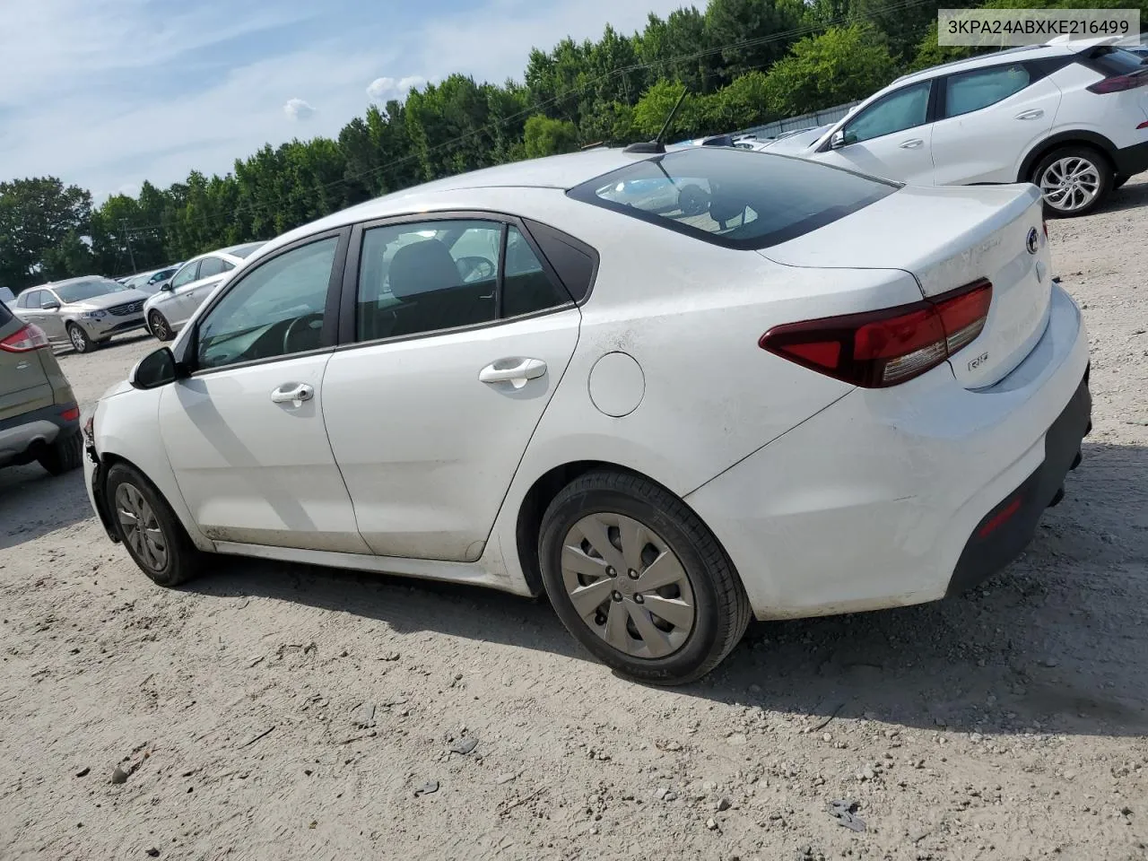 3KPA24ABXKE216499 2019 Kia Rio S