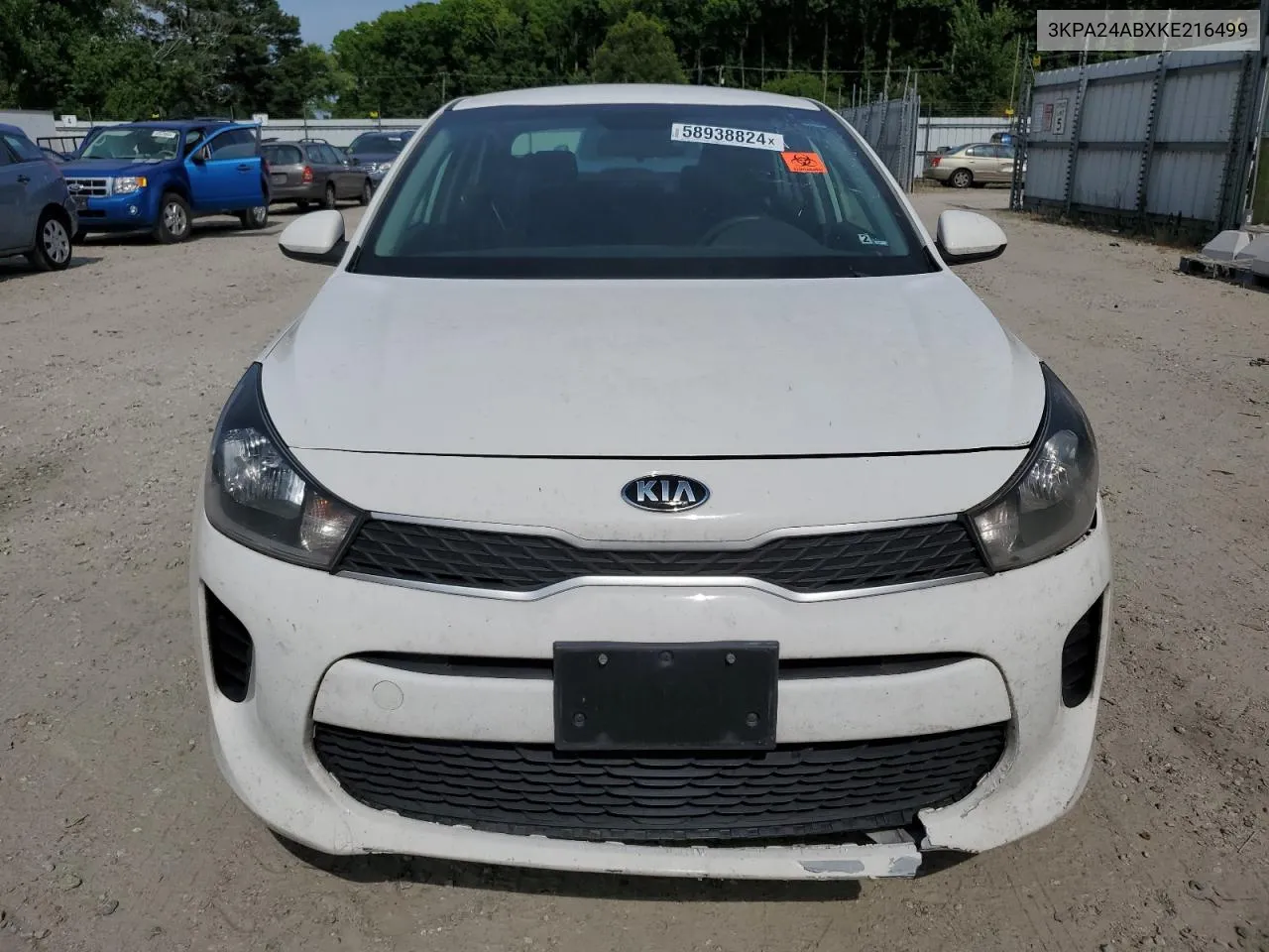 3KPA24ABXKE216499 2019 Kia Rio S