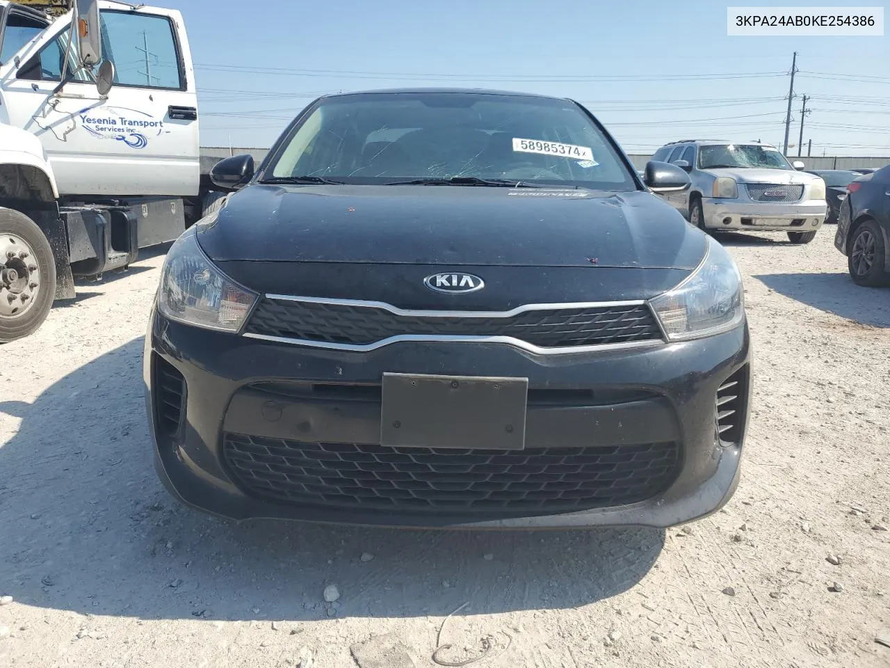 3KPA24AB0KE254386 2019 Kia Rio S