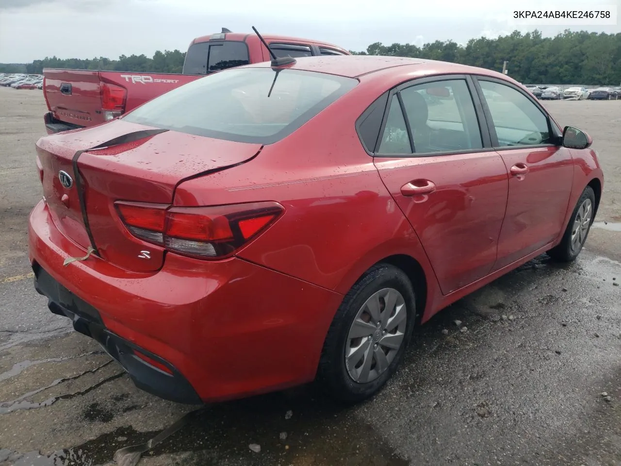 2019 Kia Rio S VIN: 3KPA24AB4KE246758 Lot: 64444114