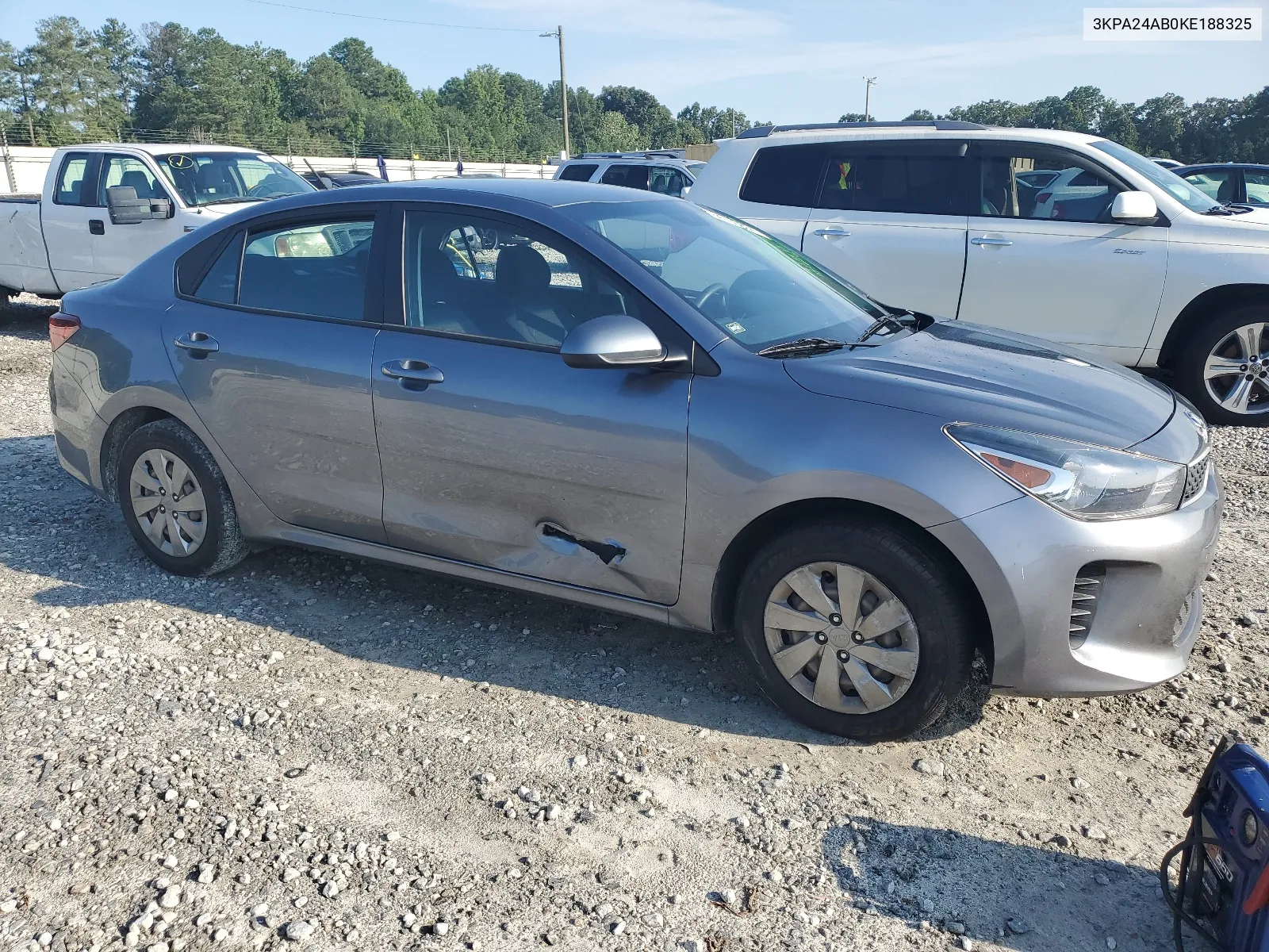 2019 Kia Rio S VIN: 3KPA24AB0KE188325 Lot: 64760854