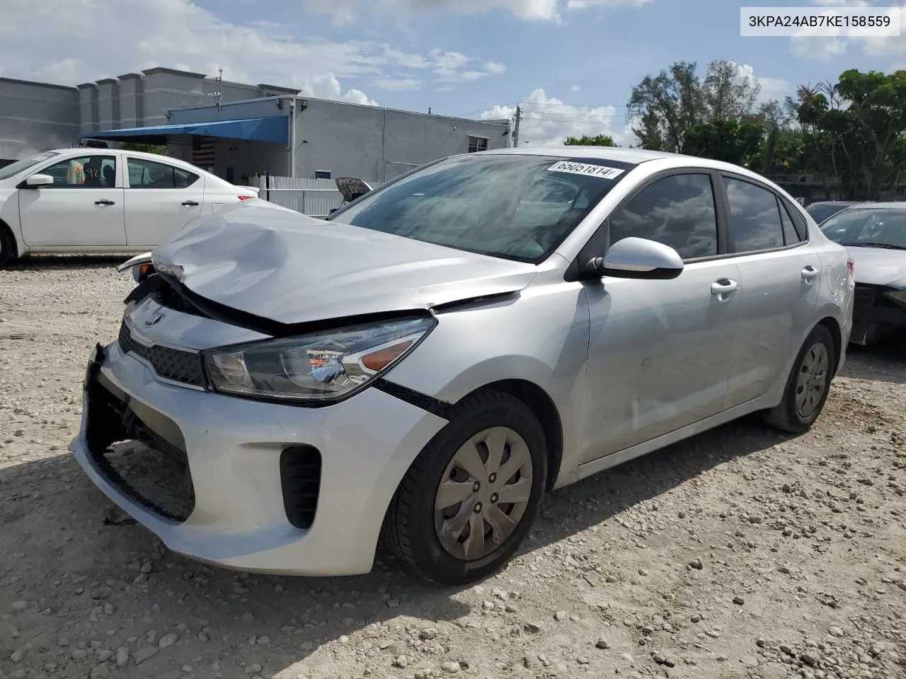 3KPA24AB7KE158559 2019 Kia Rio S