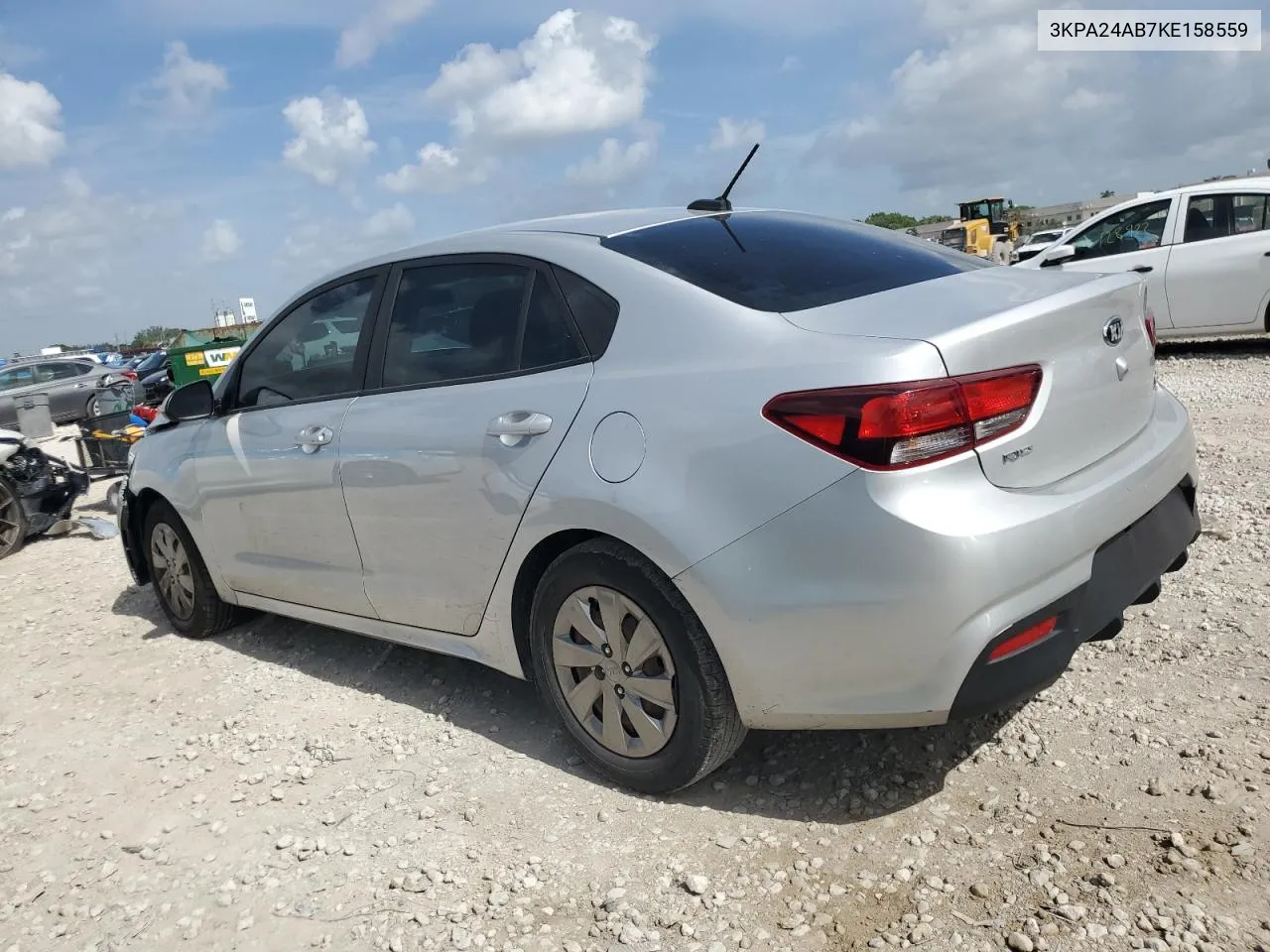 2019 Kia Rio S VIN: 3KPA24AB7KE158559 Lot: 65051814