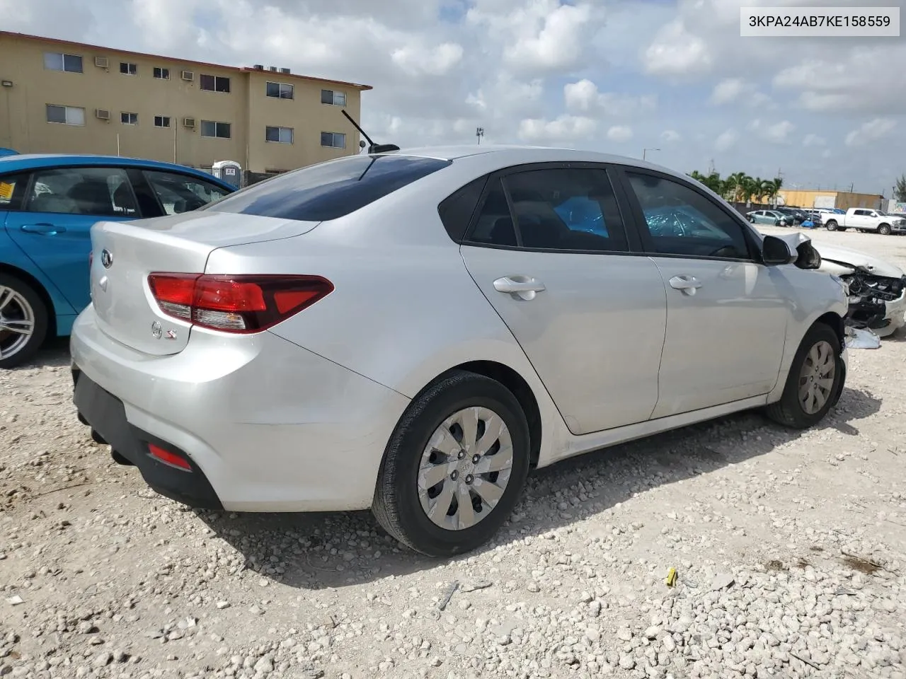 3KPA24AB7KE158559 2019 Kia Rio S