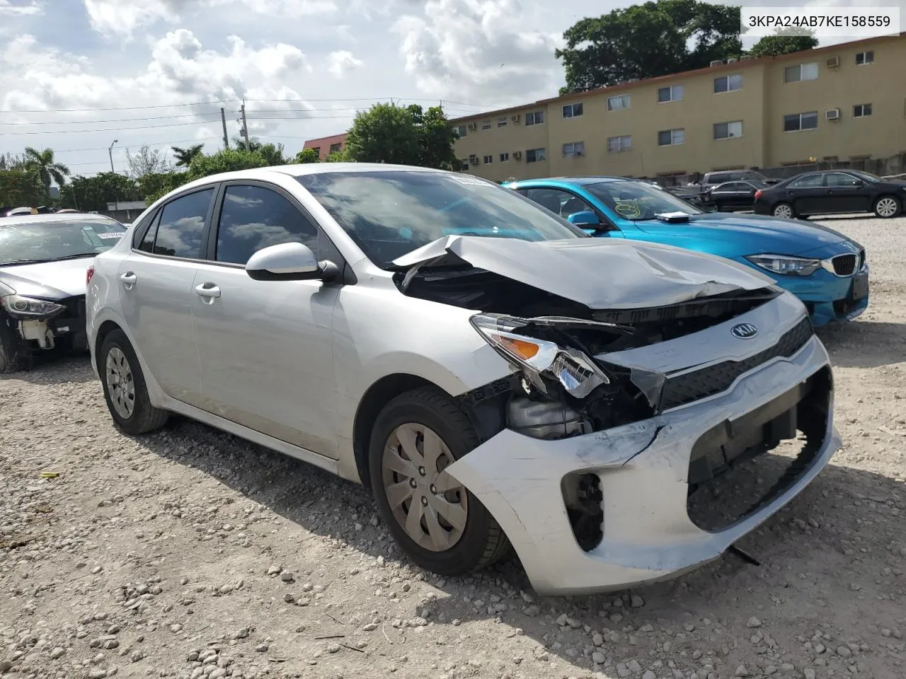 3KPA24AB7KE158559 2019 Kia Rio S