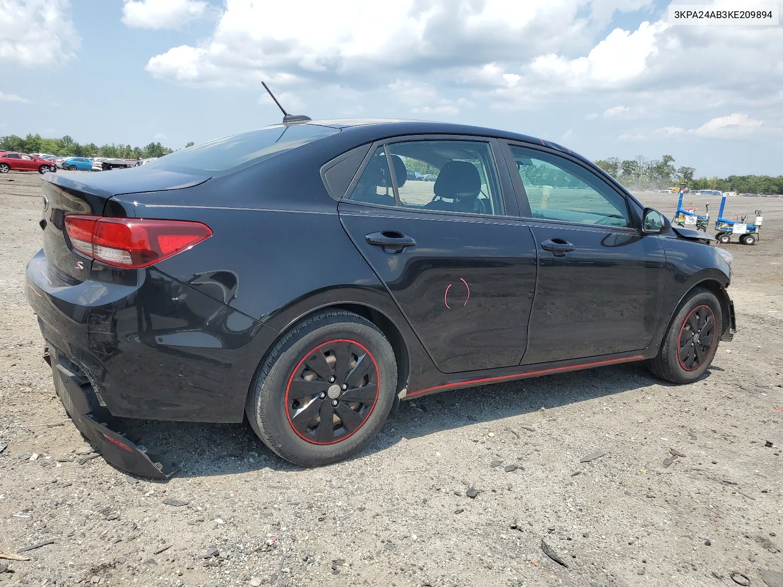 2019 Kia Rio S VIN: 3KPA24AB3KE209894 Lot: 65891964